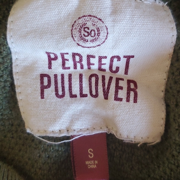 So Olive Green Perfect Pullover Sweater - Picture 3 of 5